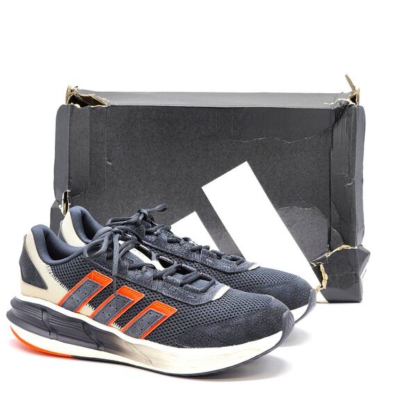 Adidas Astirastar JQ6077 Mesh Running Shoes Carbon Orange EU 46 US 11.5 - NWB